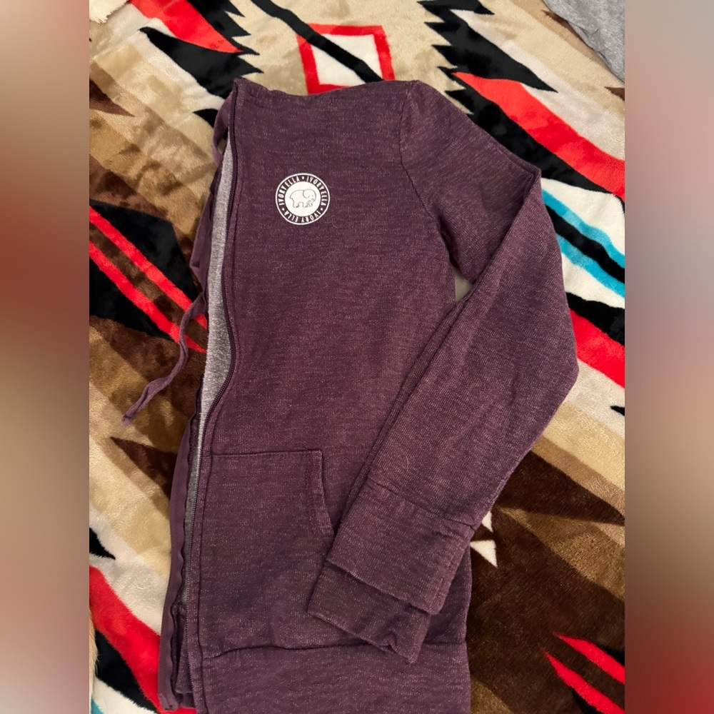 Ivory Ella zip up hoodie